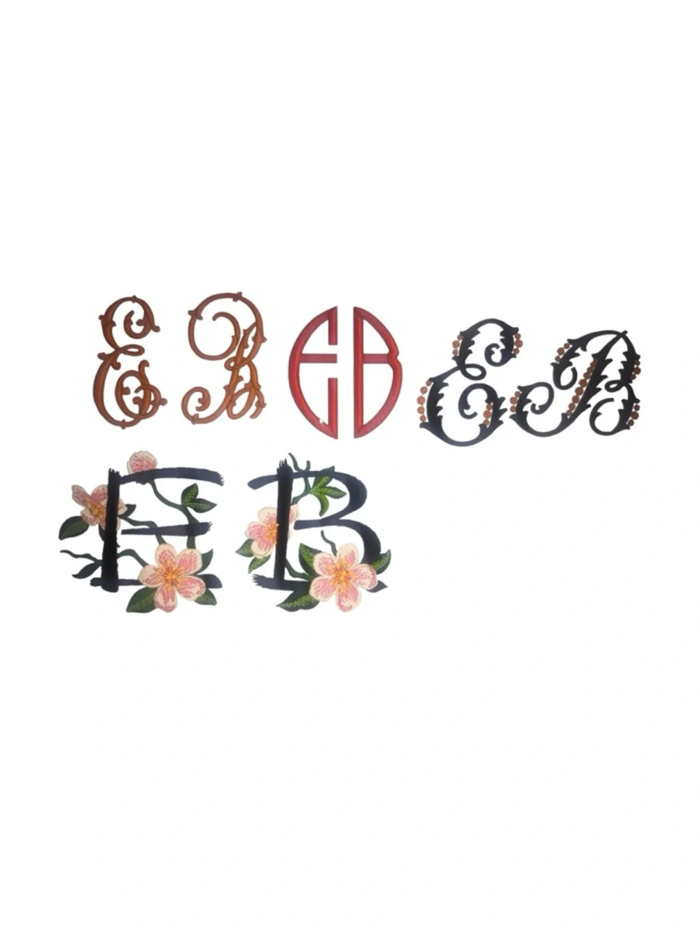 Personalized monogrammed Embroidered Towel your initials pick a design